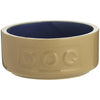 Mason Cash Cane and Blue Lettered Dog Bowl 13cm