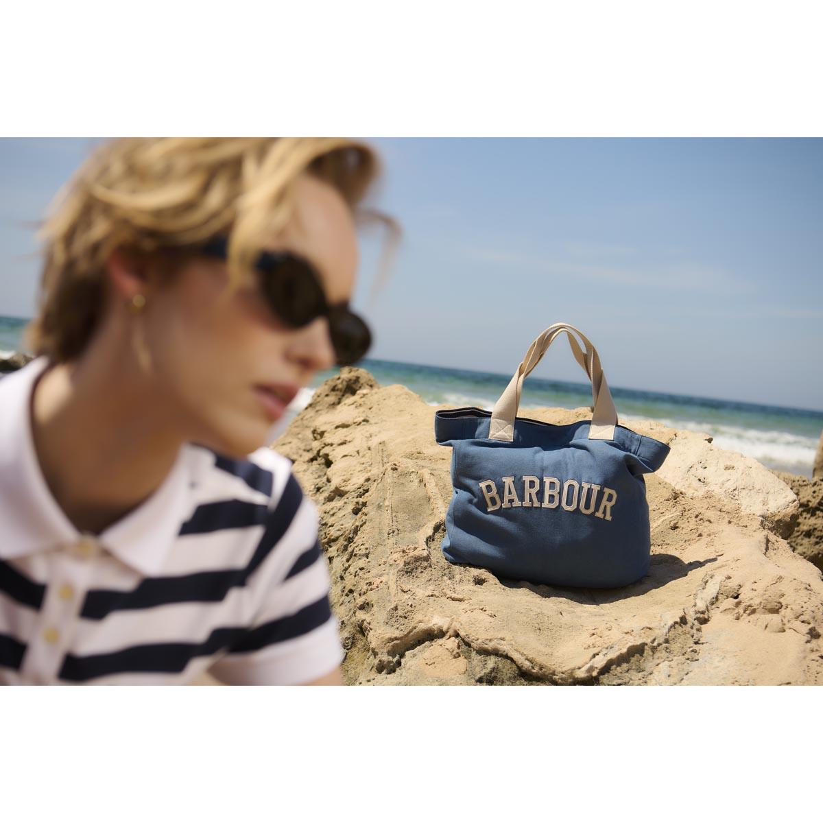 Barbour Womens Emily Denim Tote Bag