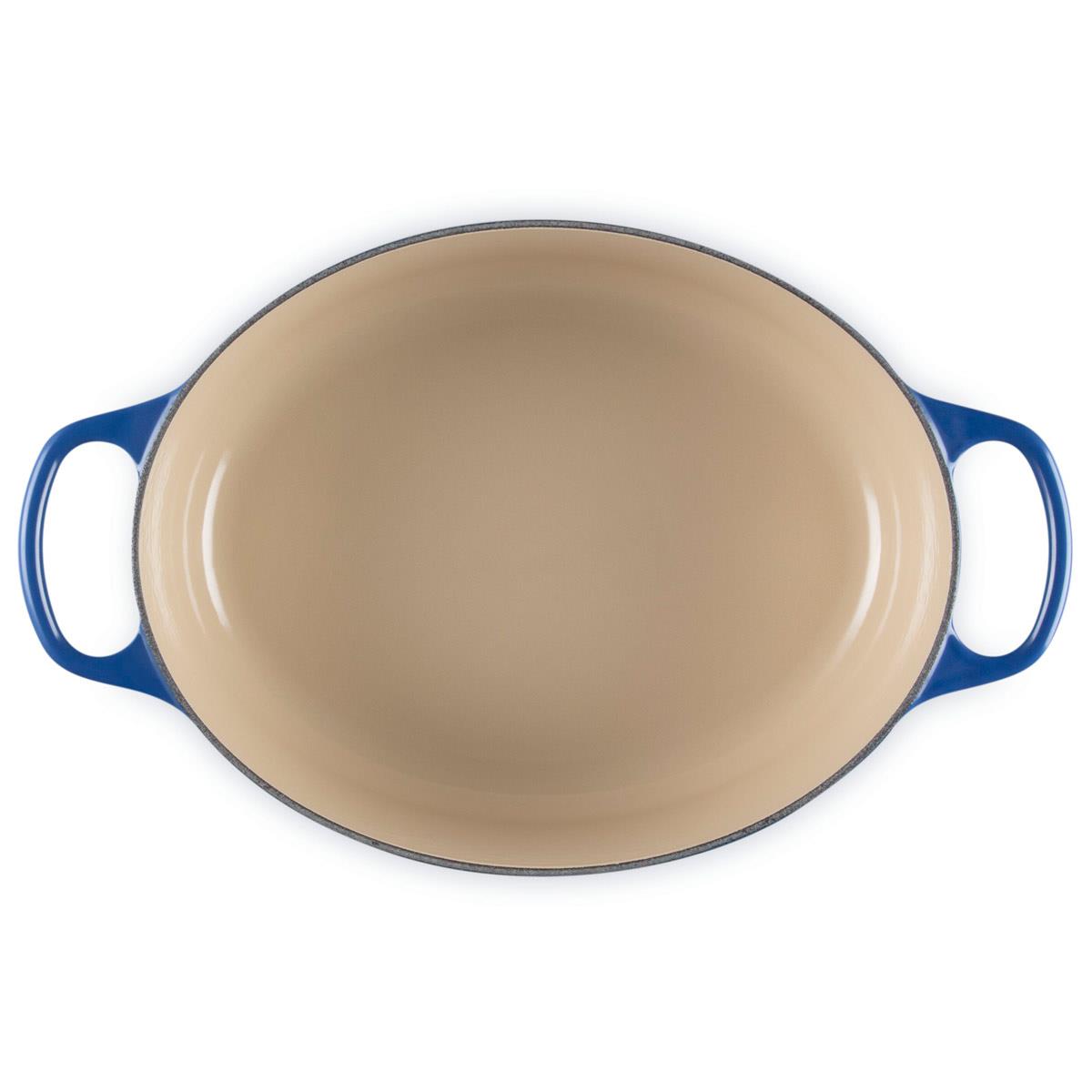 Le Creuset Signature Cast Iron Oval Casserole 29cm Lapis Blue