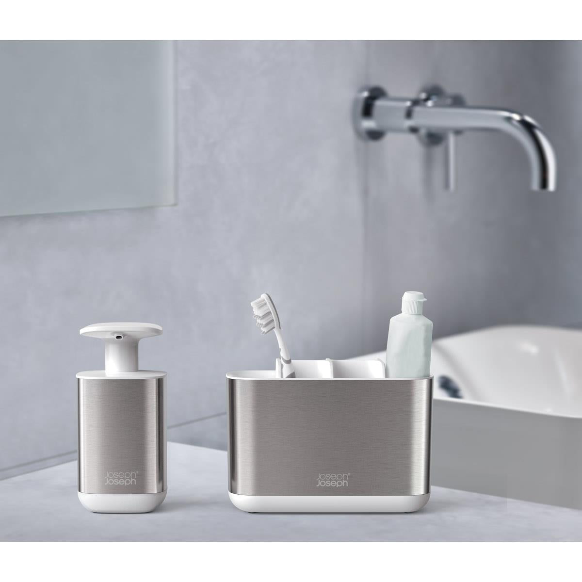 Joseph Joseph 2-piece Stainless Steel Bathroom Sink Set
