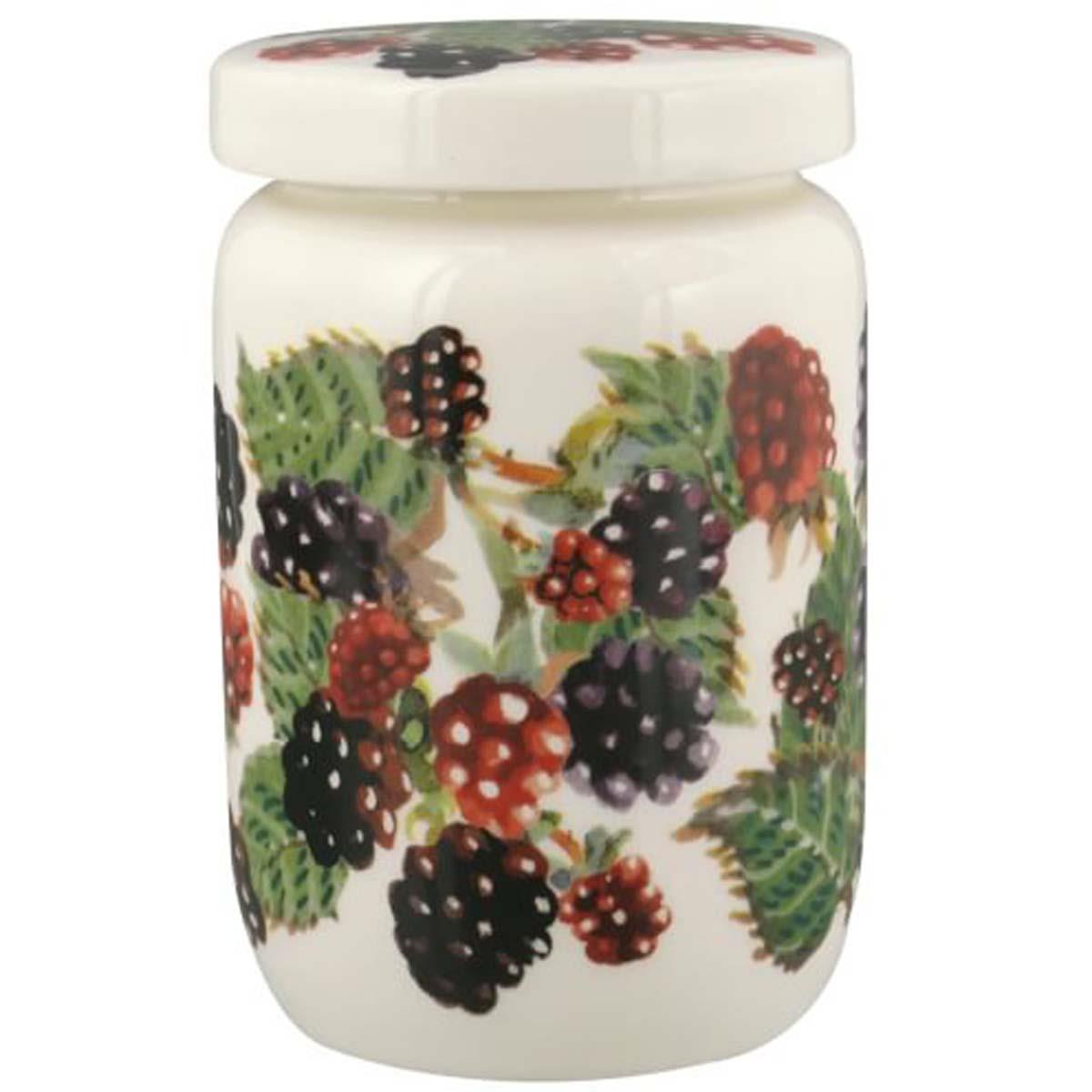 Emma Bridgewater Blackberry Medium Jam Jar Side