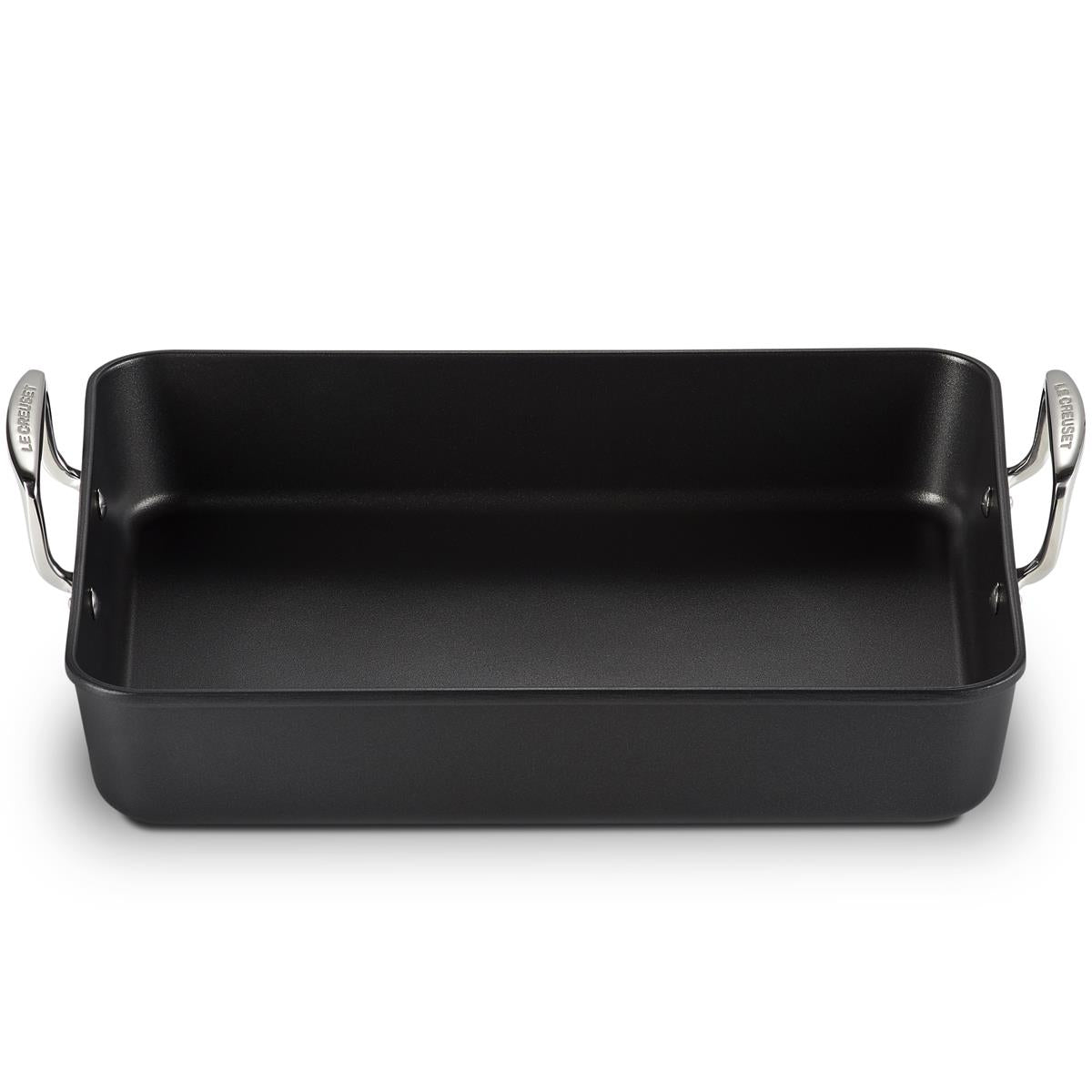 Le Creuset Toughened Non-Stick 35cm Rectangular Roaster Angle