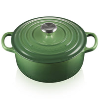 Bamboo Green Le Creuset 28cm Cast Iron Round Casserole