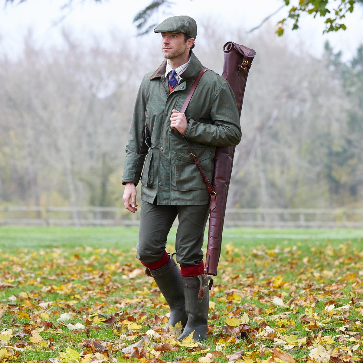 Olive Alan Paine Mens Didsmere Coat Lifestyle Profile