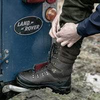 Waxy Brown Hoggs Of Fife Mens Aonach 10 Inch Waterproof Field Boots Lifestyle
