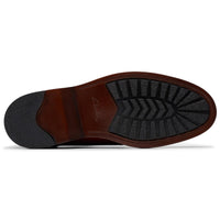 Tan Leather Clarks Mens Aldwin Lace Shoes Outsole Detail