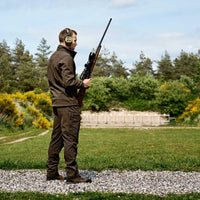 Willow Green/Shadow Brown Harkila Mens Scandinavian Softshell Jacket Lifestyle