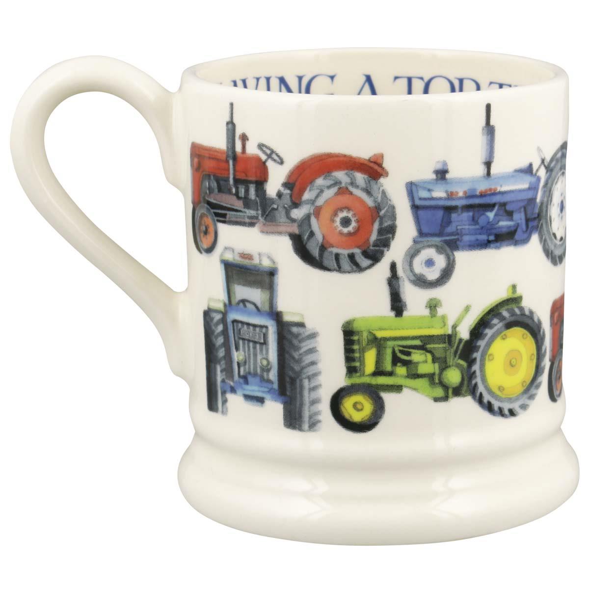 Emma Bridgewater Tractors Half Pint Mug RIGHT