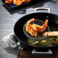 Le Creuset Toughened Non-Stick 32cm Wok Lifestyle
