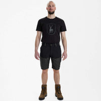 Black Ink Deerhunter Mens Strike Shorts ON MODEL