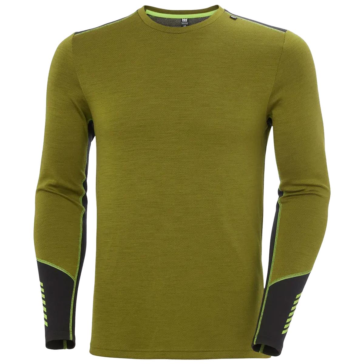 Helly Hansen Mens Lifa Merino Midweight Crew Base Layer