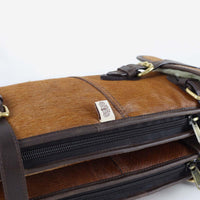 Teales Cow Hide & Leather Double Gun Slip Buckle & Flap