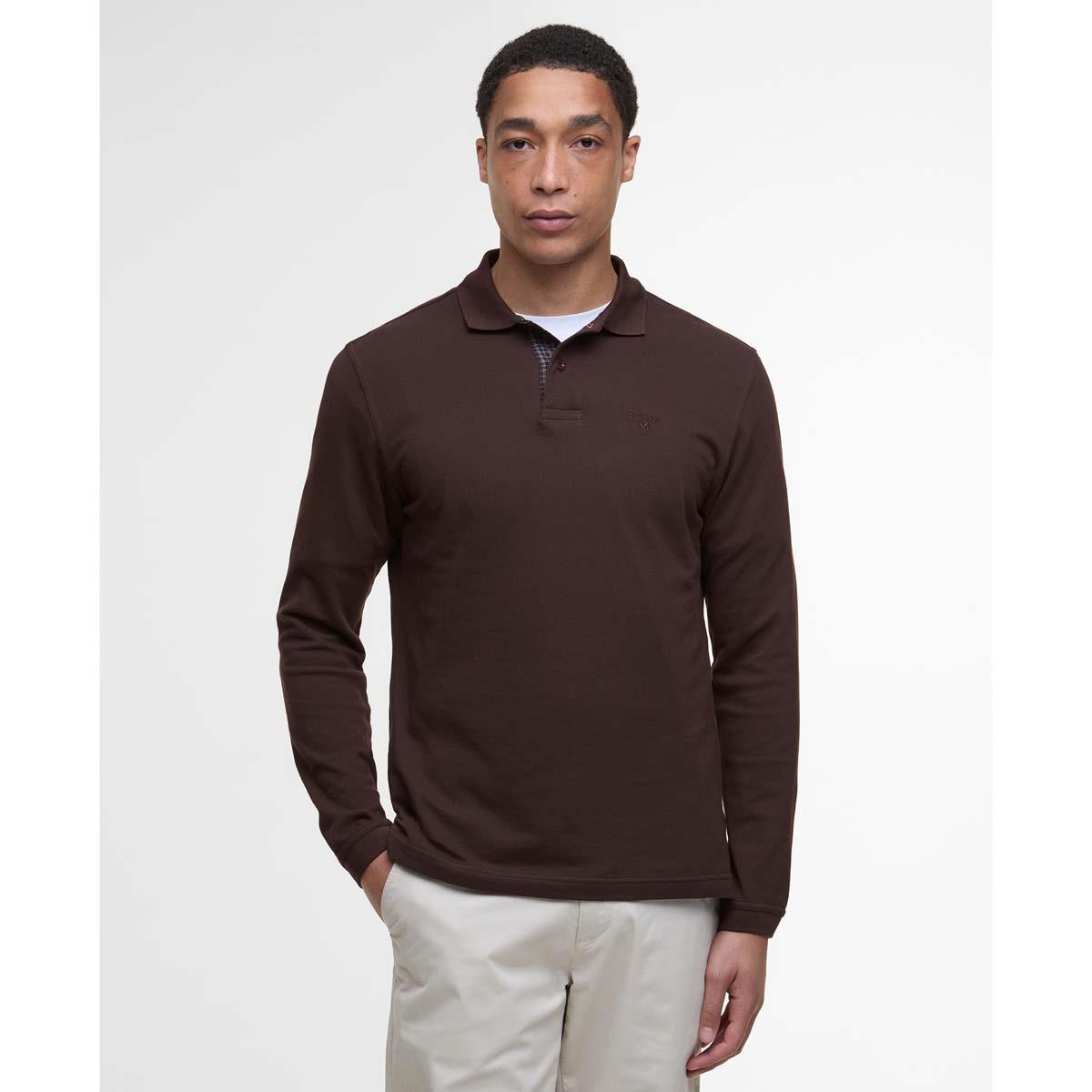 Barbour Mens Long Sleeve Sports Polo