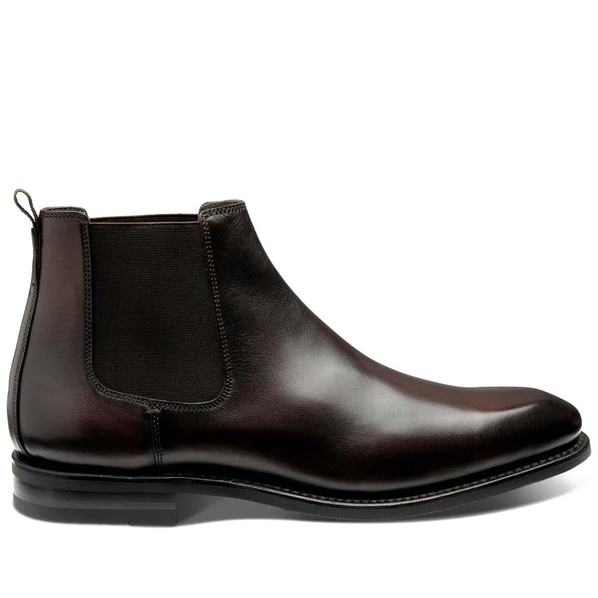 Dark Brown Loake McBride Boot Side
