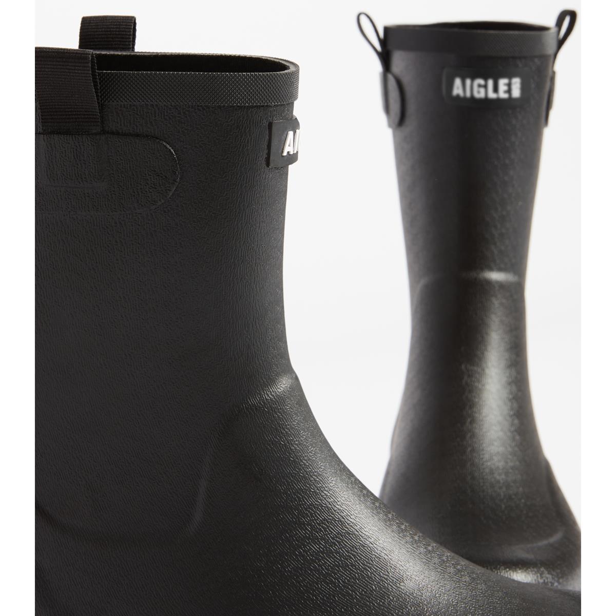Black Aigle Womens Alya Rubber Boots Detail