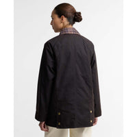 RUSTIC Barbour Womens Icons Tartan Collar Modern Beadnell BACK