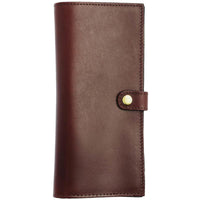 Teales Leather Firearms and Shotgun Licence Holder Double Fold Flat