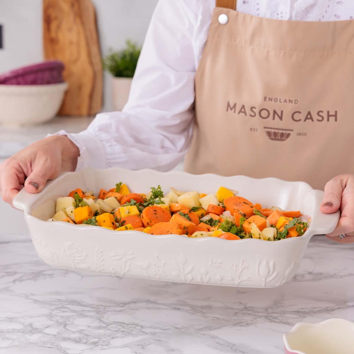 Mason Cash In The Meadow Cream Large Rectangular Dish