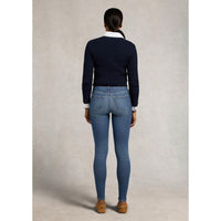 Aged Indigo Holland Cooper Womens Contour Skinny Jean On Model Back