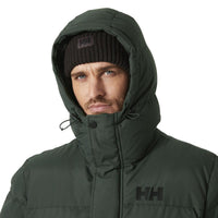 Dark Jungle Helly Hansen Mens Nordic Puffy Jacket Hood