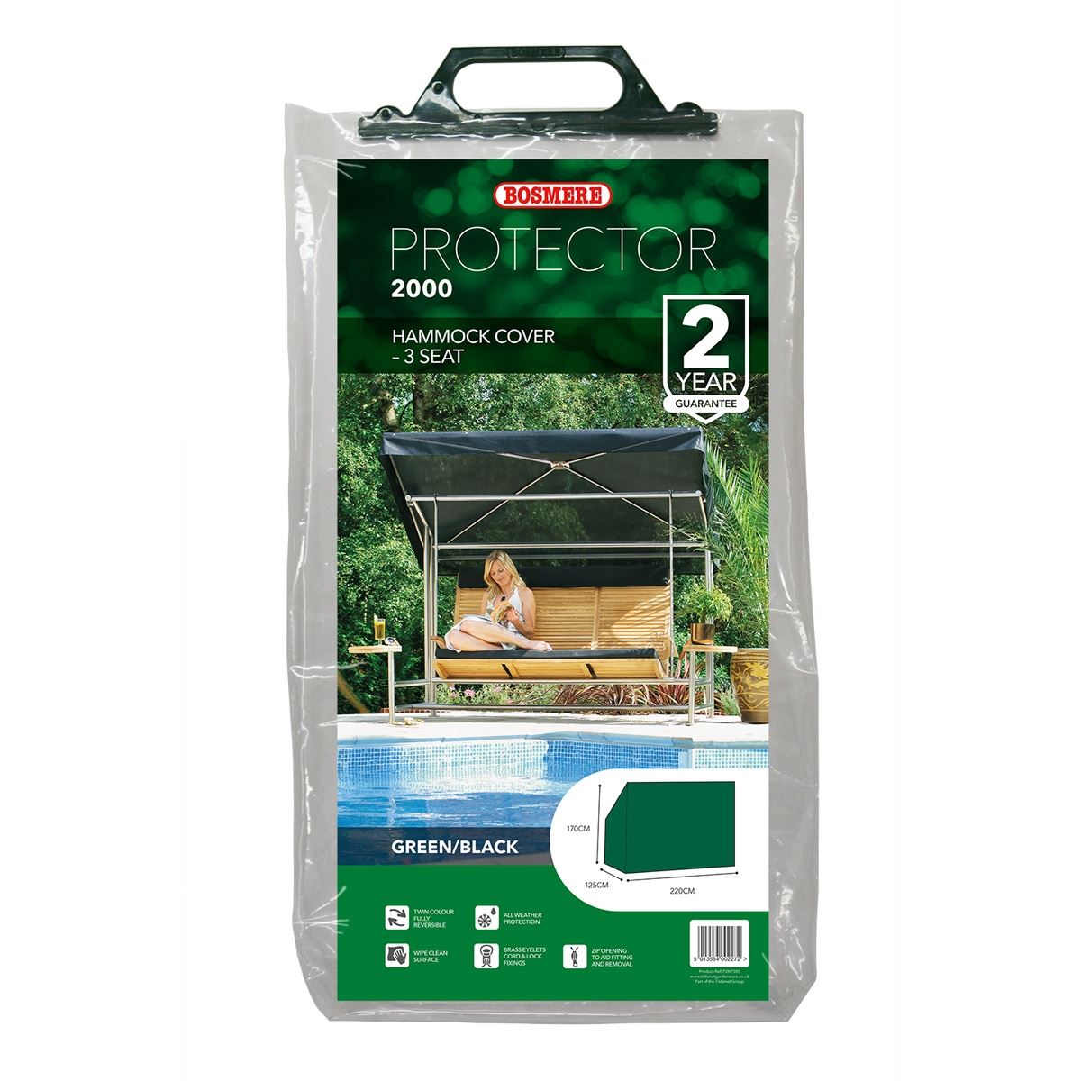 Bosmere Hammock Cover Packaging