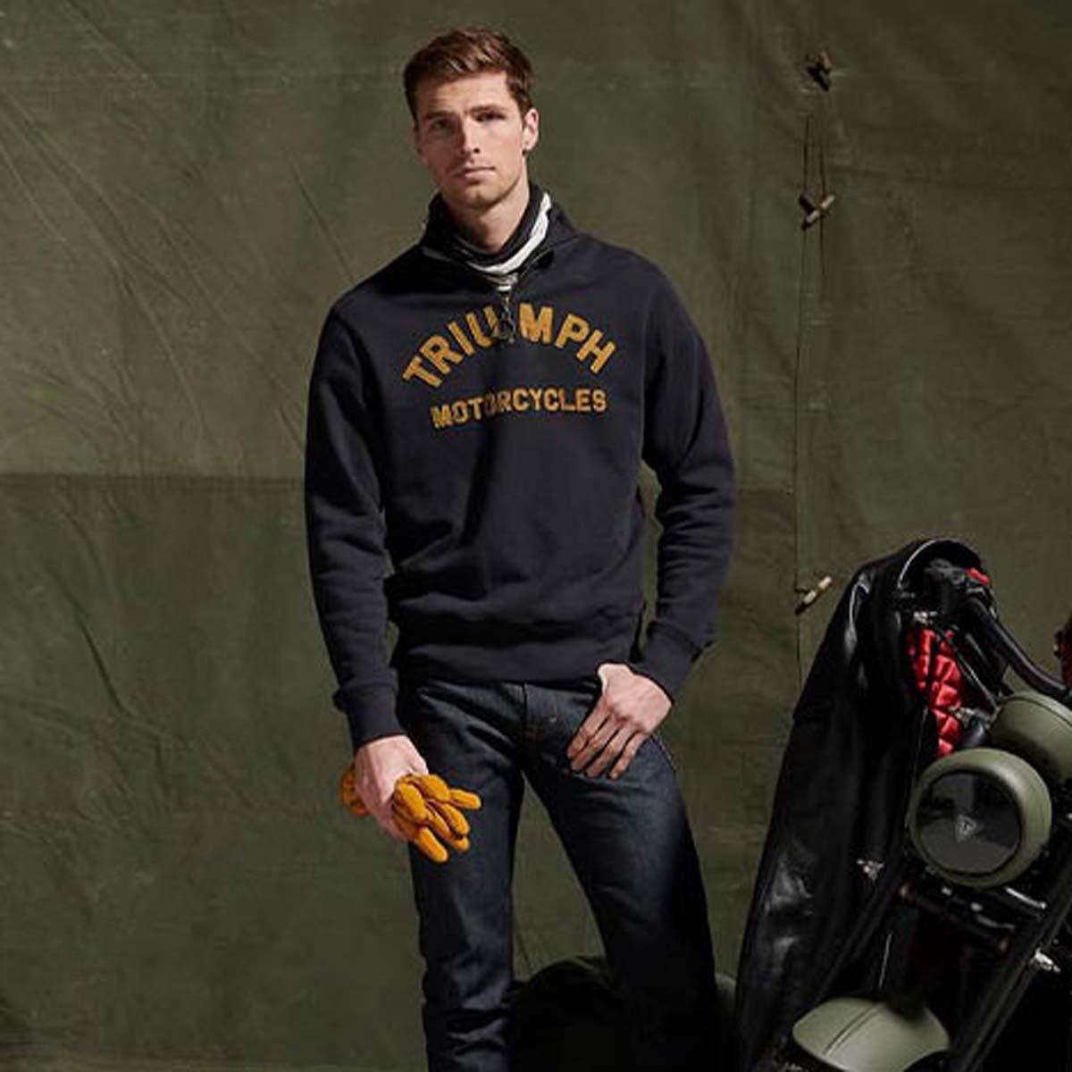 Triumph Mens Ribble Half Zip