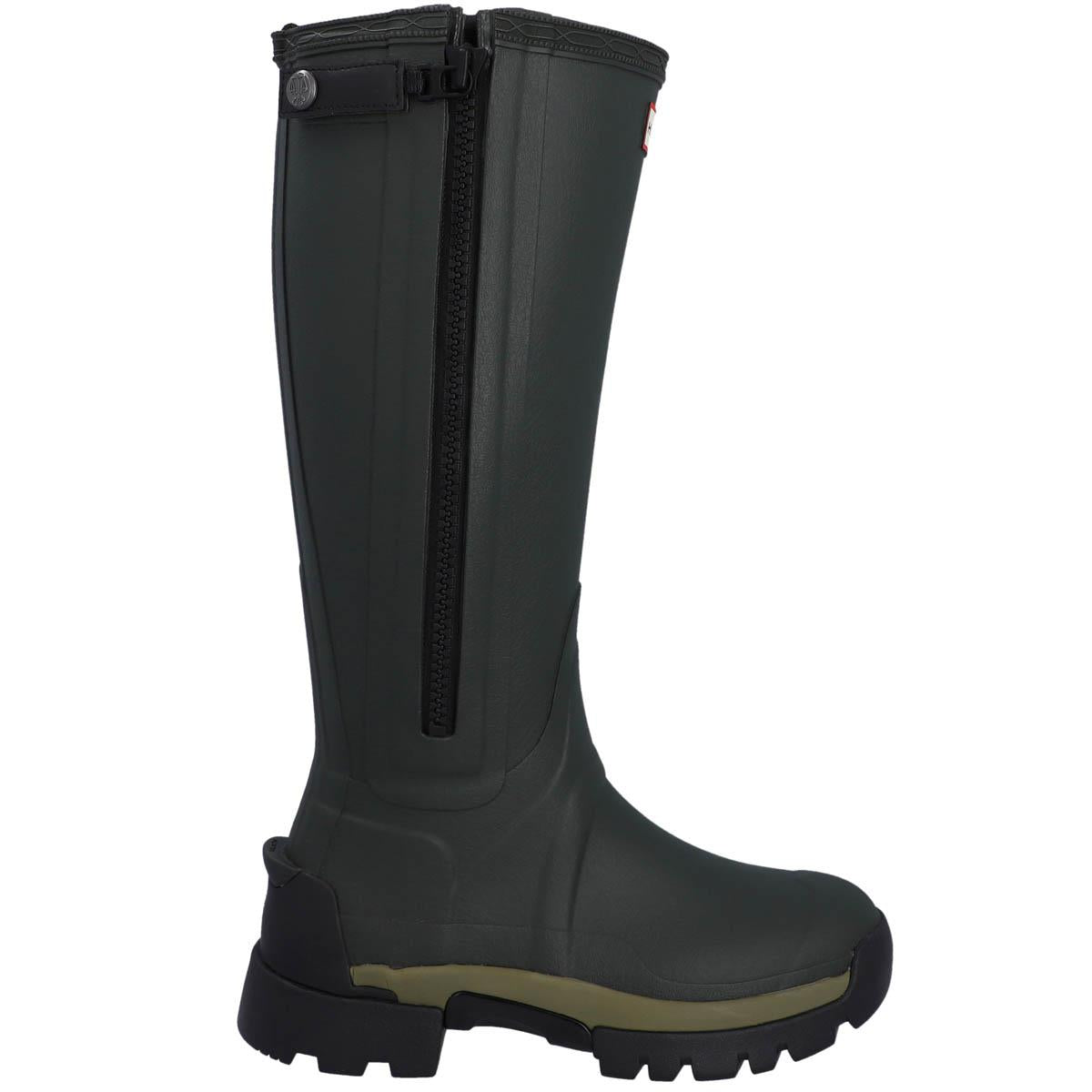 Hunter Womens Balmoral Tall Zip Up Neo Lined Tech Sole Boot