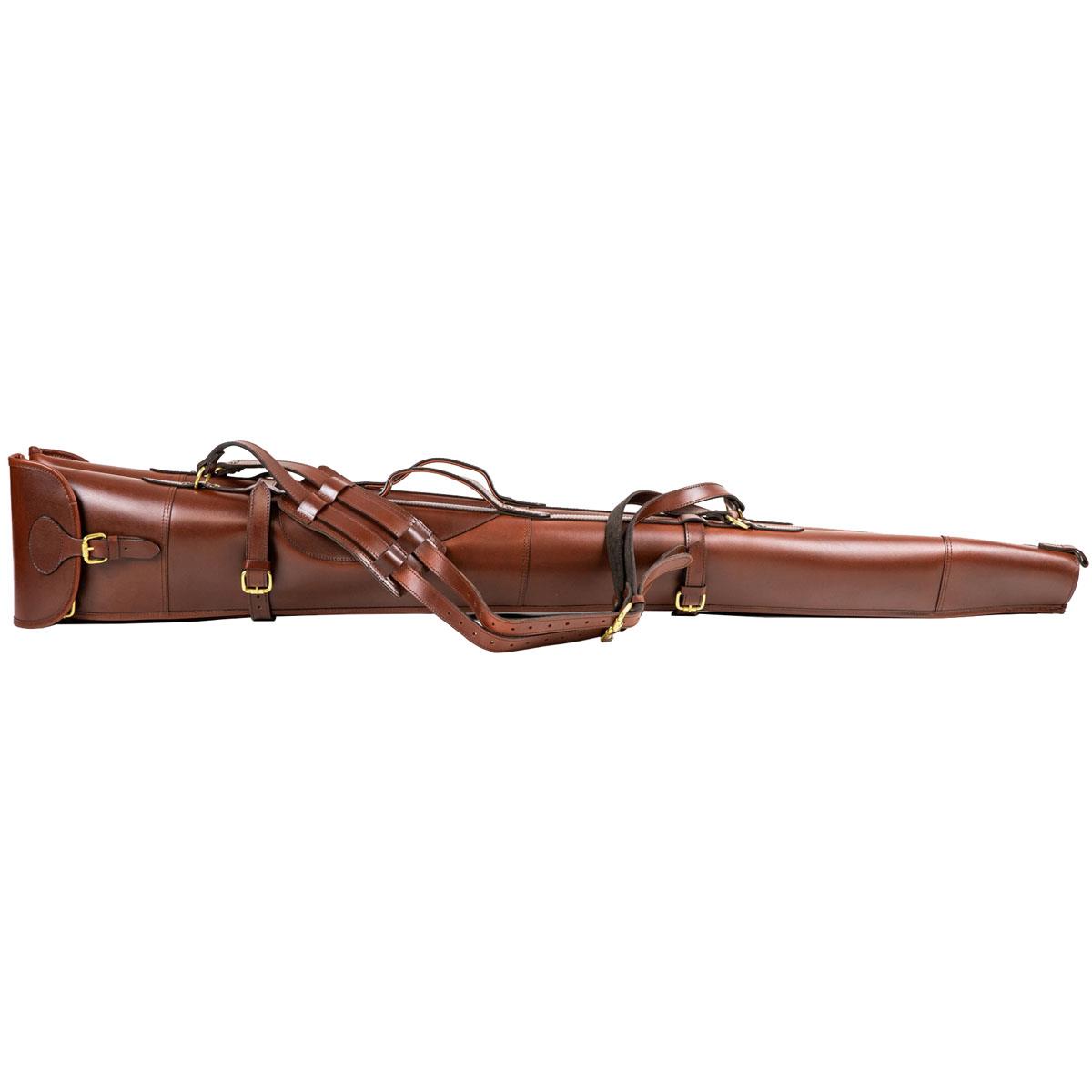 Teales Premier Leather Double Gun Slip Buckle & Flap