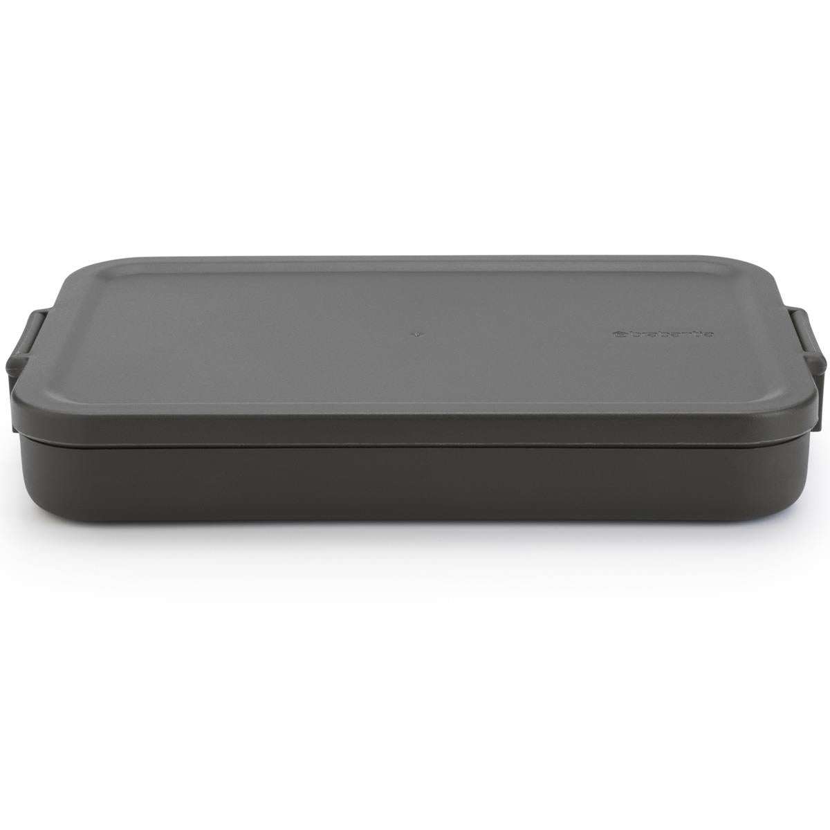 Dark Grey Brabantia Make & Take Flat Lunchbox Side