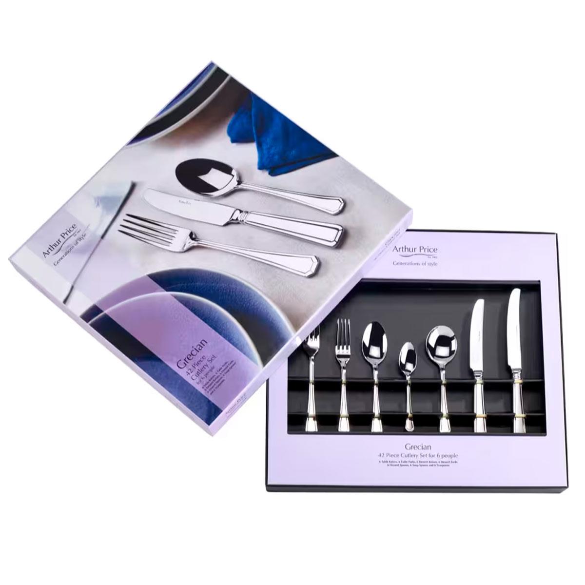 Arthur Price Everyday Classics Grecian 42 Piece Cutlery Set