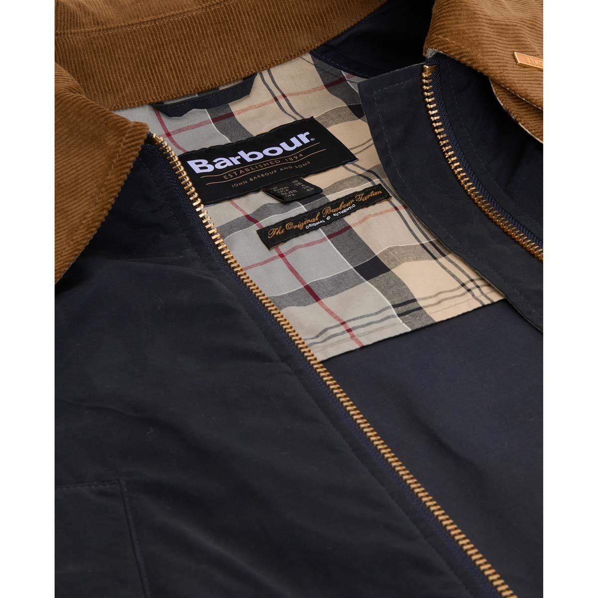 Navy/Dress Icons Bedale Showerproof Jacket inner