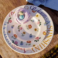 Emma Bridgewater Poppies & Pinks Medium 8.5 Inch Dinner Plate Lifestyle