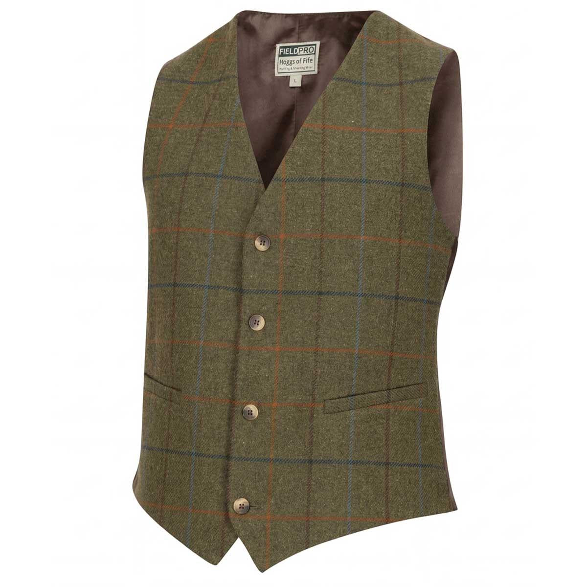 Hoggs Of Fife Mens Kingussie Tweed Dress Waistcoat