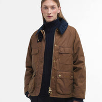Barbour Womens Ruth Wax Jacket Model Front