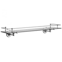 Chrome Plated Samuel Heath Glass Shelf