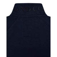 Ink Navy Holland Cooper Womens Sporting Goods Zip Henley Back of Neck