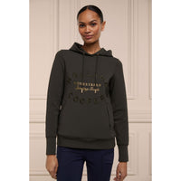 Heritage Khaki Holland Cooper Womens Crystal Hoodie On Model