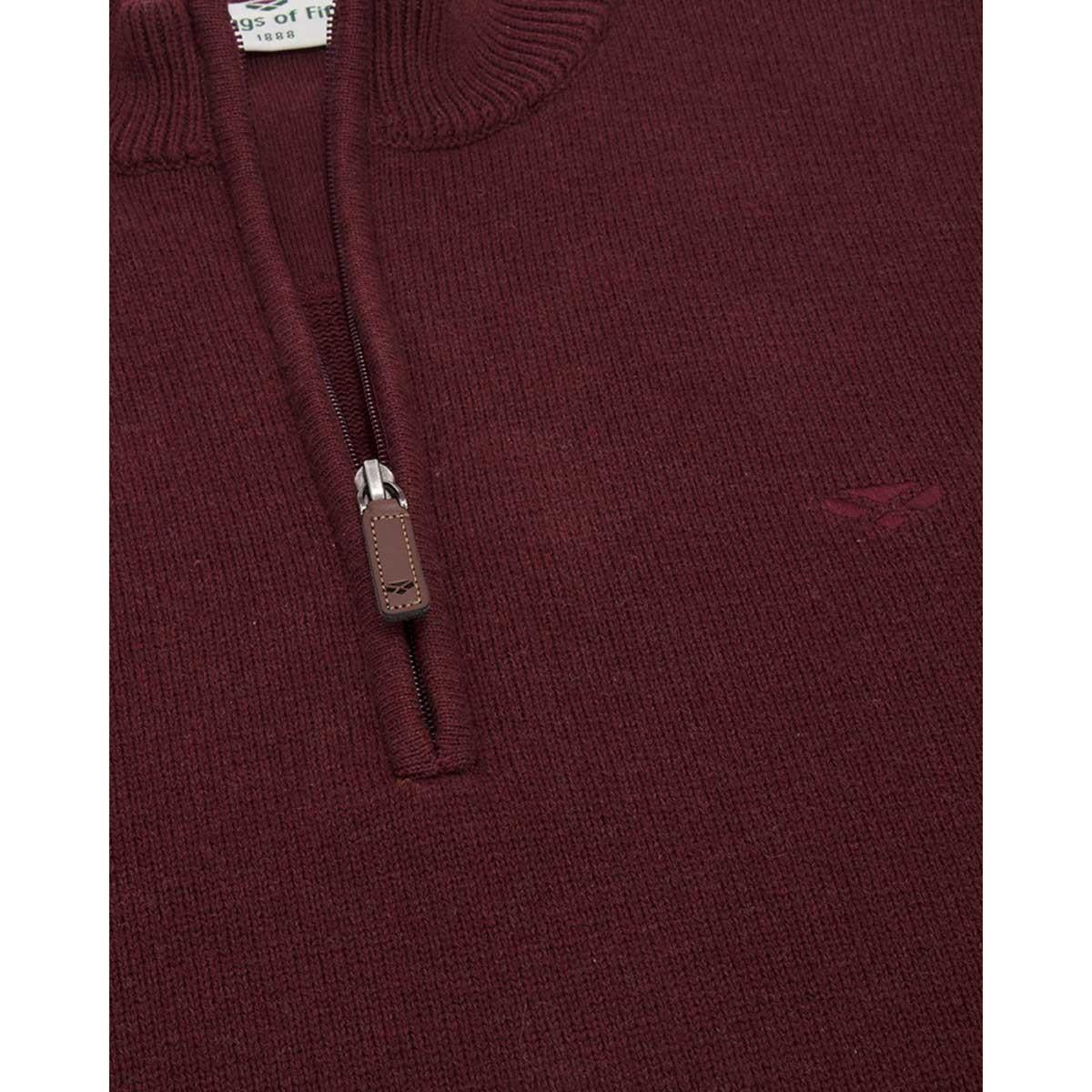 Hoggs Of Fife Mens Falkirk 1/4 Pullover