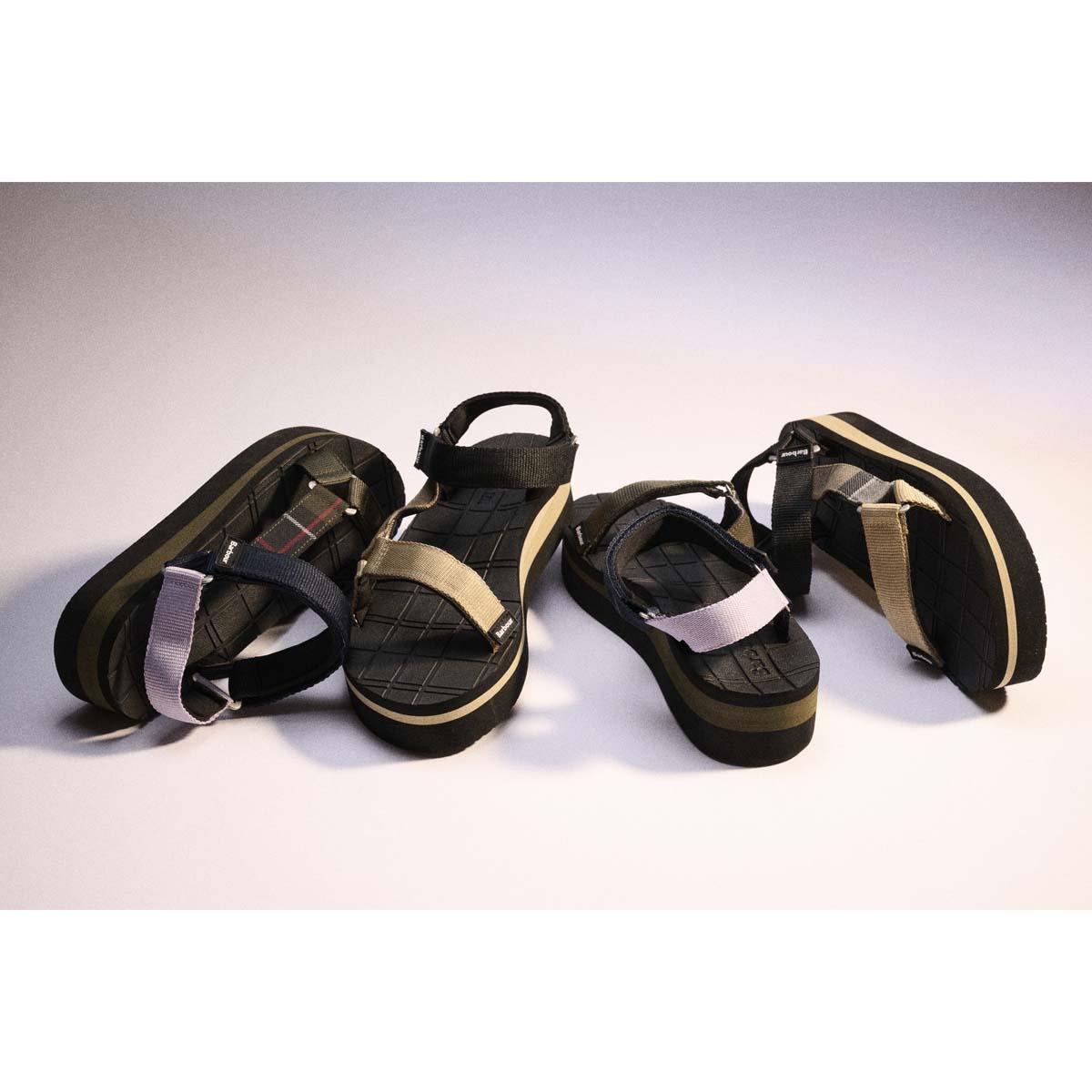 Olive/Navy/Classic Tartan Mila Sandal lifestyle