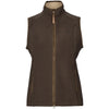 Demitasse Brown Harkila Womens Sandhem Sherpa Fleece Waistcoat