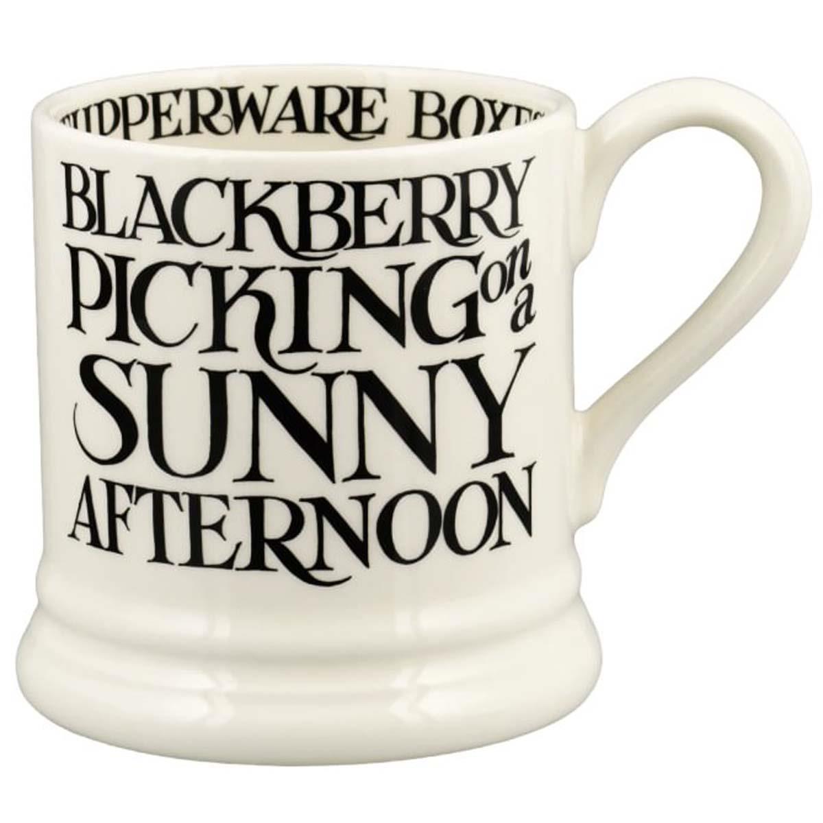 Emma Bridgewater Black Toast Blackberry Half Pint Mug