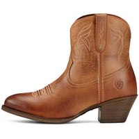 Burnt Sugar Ariat Womens Darlin Almond Toe Western Boot Side