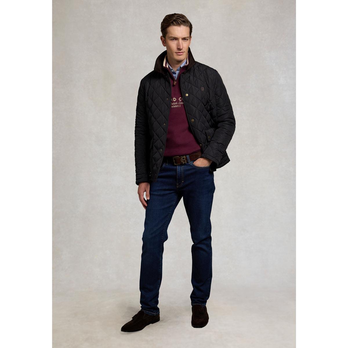 Holland Cooper Mens Heritage Quarter Zip Sweatshirt