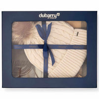 Dusky Green Dubarry Womens Foley Hat and Scarf Set In Gift Box