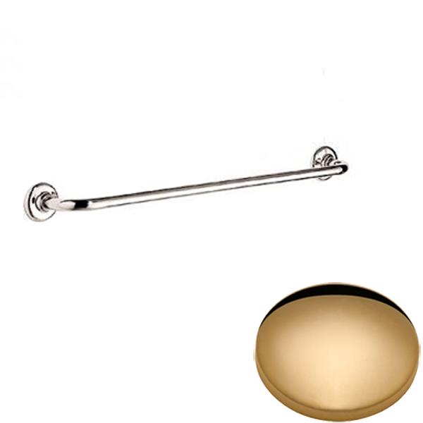 Non-Lacquered Brass Samuel Heath Novis Towel Rail N1055