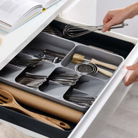 Blue Joseph Joseph DrawerStore Expanding Cutlery, Utensil & Gadgets Organiser LS