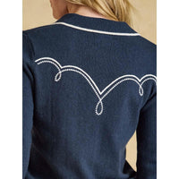 Joules Womens Western Collared Knit Jumper