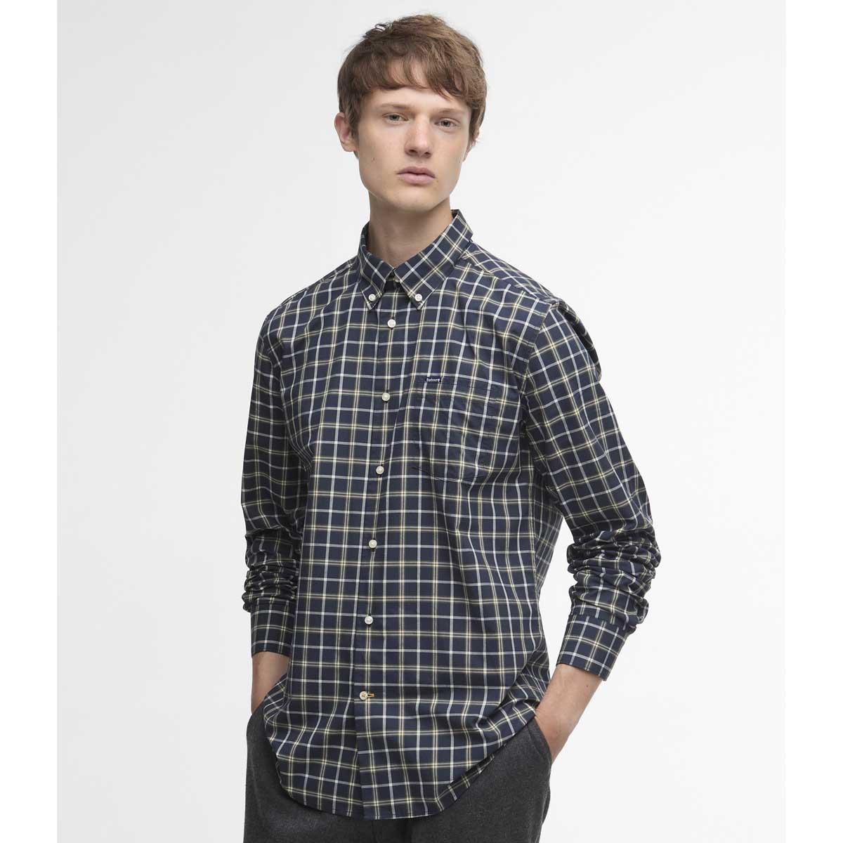 Barbour Mens Bramham Checked Tailored Shirt
