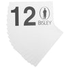 Bisley Gun Peg Number Signs