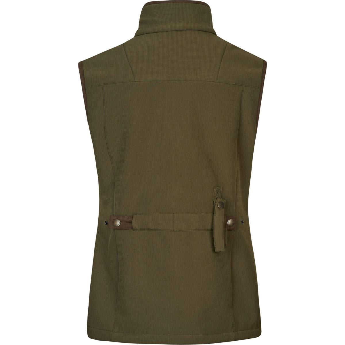 Light Pine Seeland Womens Wenlock Faye Shooting Waistcoat Back
